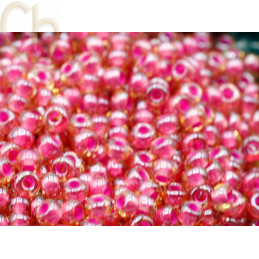 Roc8/0 - Preciosa Ornella - Light Topaz Color Lined Pink Sfinx 11027