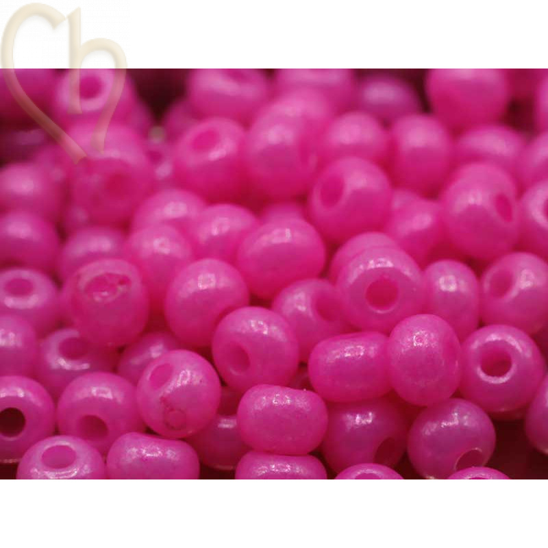 Rocaille 4/0 Donker Rose Opaque Rocaille 4/0 Donker Rose Opaque