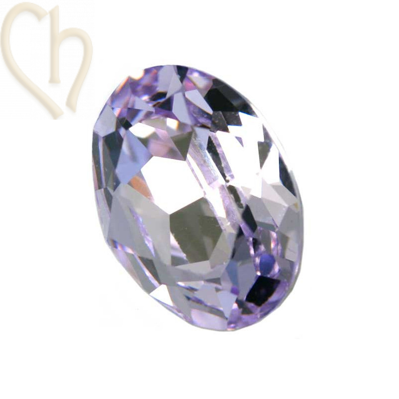 Charl'stone Crystal Cabochon oval 8*6mm Violet