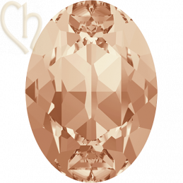 Charl'stone Crystal Cabochon oval 8*6mm Light Peach