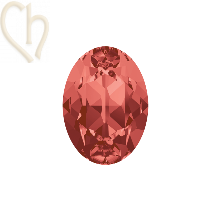 Charl'stone Crystal Cabochon oval 8*6mm Indian Red Charl'stone Crystal Cabochon oval 8*6mm Indian Red