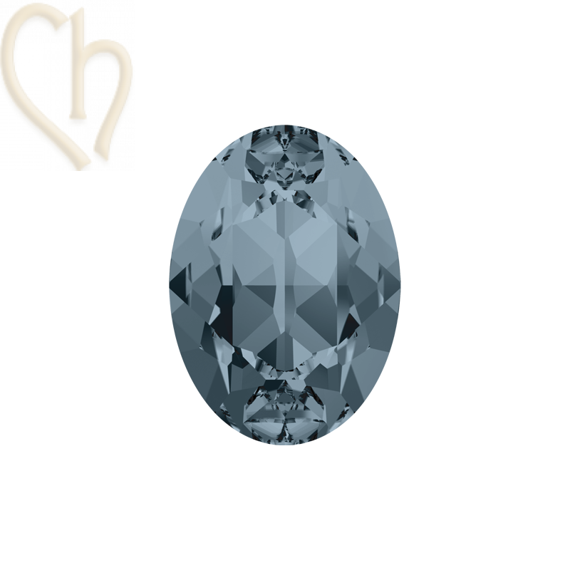 Swarovski Crystal Cabochon oval 8*6mm Indian  Sapphire