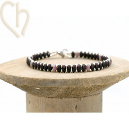 Kit bracelet ByElle met Superduo kralen - Polychrome Raspberry