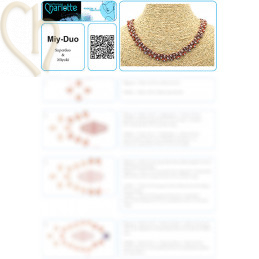 Pattern Miy-Duo necklace