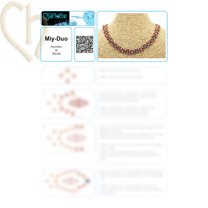 Pattern Miy-Duo necklace Pattern Miy-Duo necklace