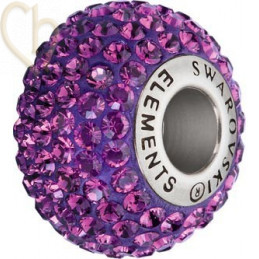 Becharmed pave Swarovski Elements 14mm Amethyst