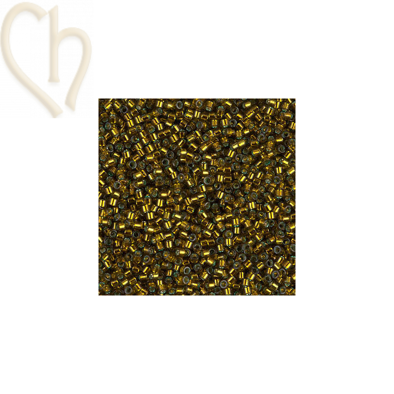 Golden Olive Silverlined - Miyuki Delica 11/0 5 gr. DB0604