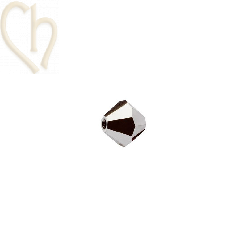 Preciosa Crystal Rondelle Bead 4mm Full Labrador Preciosa Crystal Rondelle Bead 4mm Full Labrador