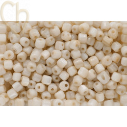 Nacré Tube bead 4*5mm White Ivory