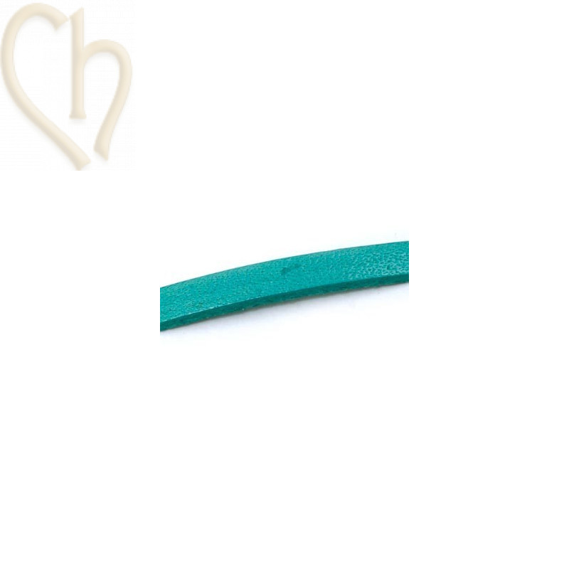 cuir plat vert marine
