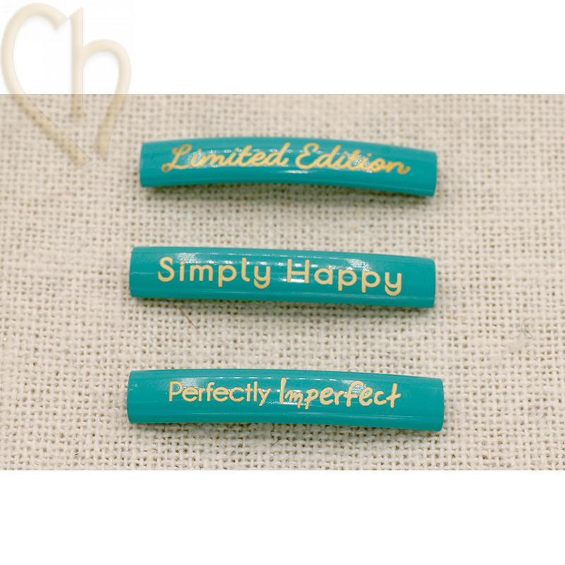 Spacer slider metal 35mm - Turquoise