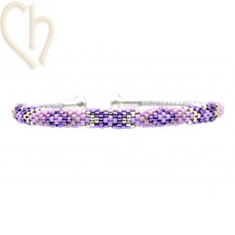 Schema Grille bracelet Jonc Lila India