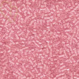 Miyuki Cube 1.8mm Pink Lined Crystal 207