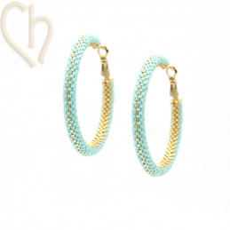 Kit DIY hoop earrings...