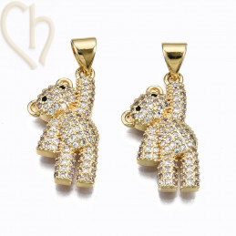 Charms Gold Plated Bear...