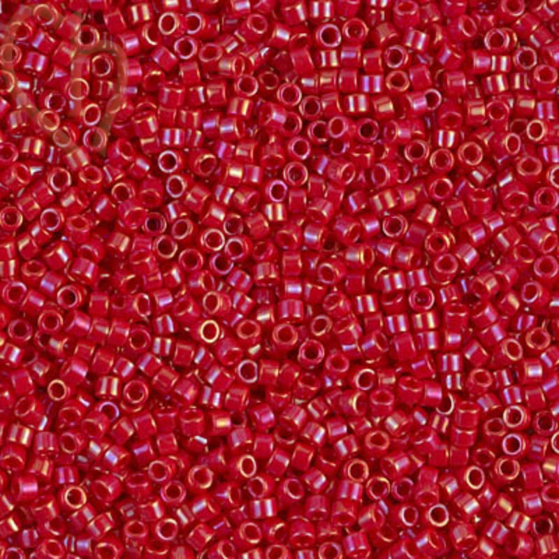 Miyuki Delica 11/0 Opaque Red Luster DB0214