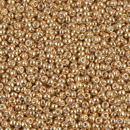 Rocaille 11/0 Miyuki Galvanized Gold 1052