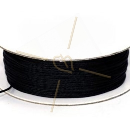 macramé cordon 0.5mm Noir