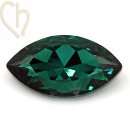 Charl'stone Crystal Navette 32*17mm - Emerald