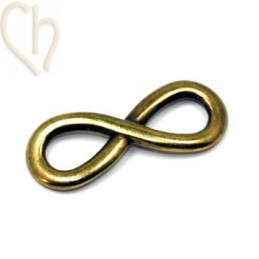 pendentif "infinity" metal 12*30mm