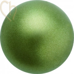 Charl'stone Crystal 6mm Dark Green Round Nacré Pearl Maxima