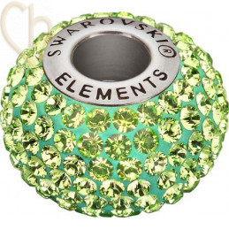 Becharmed pave Swarovski Elements 14mm peridot