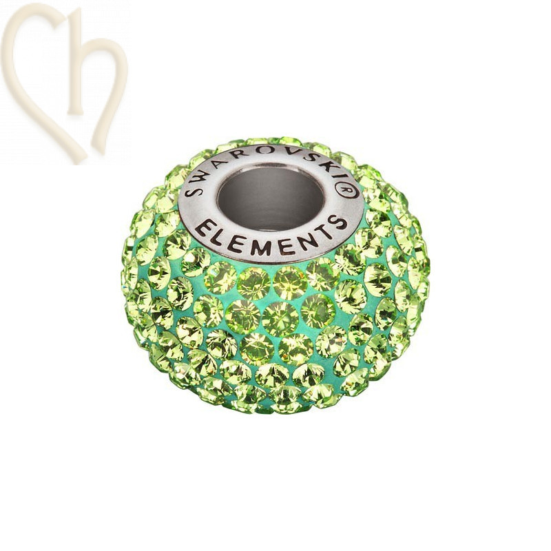 Becharmed pave Swarovski Elements 14mm peridot