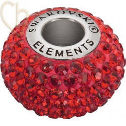 Becharmed pave Swarovski Elements 14mm  Indian Siam