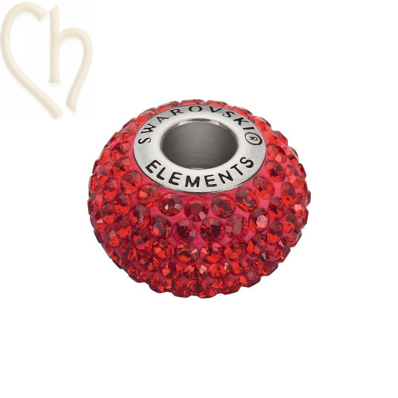 Becharmed pave Swarovski Elements 14mm  Indian Siam