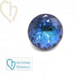 Charl'stone Crystal C1088 - SS39 8mm Lotus Bermuda Blue