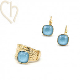 Earrings for cabochon 10mm 4470