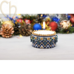 Candle cover with Cristal...
