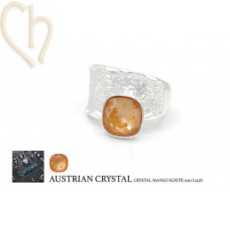 DIY Bague Rhodium avec Cristal Autriche - Boutique Charlotte