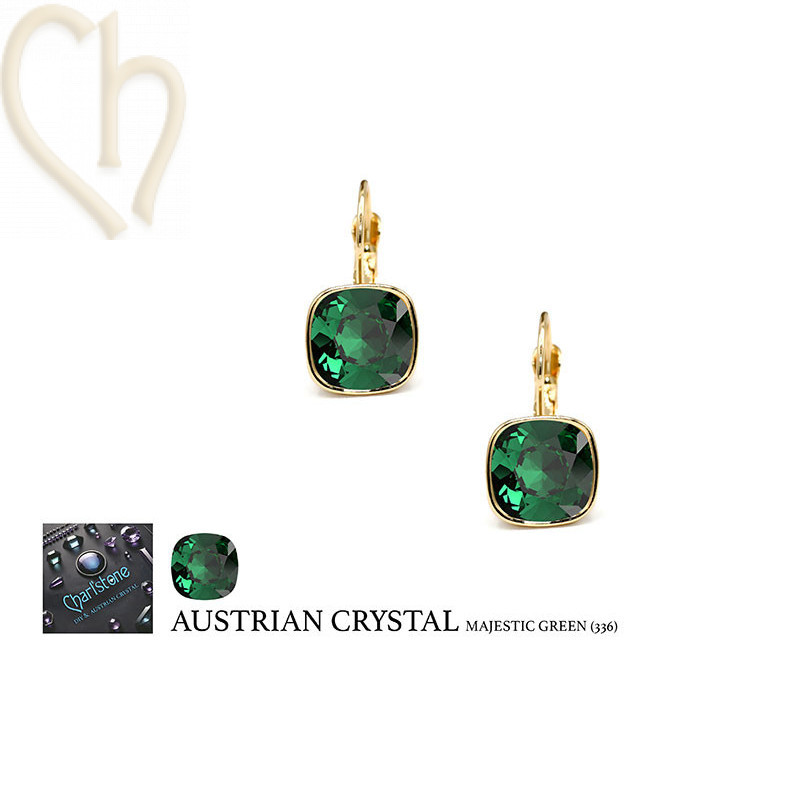 DIY earrings Gold Plated with Austrian Cristal - Boutique Charlotte