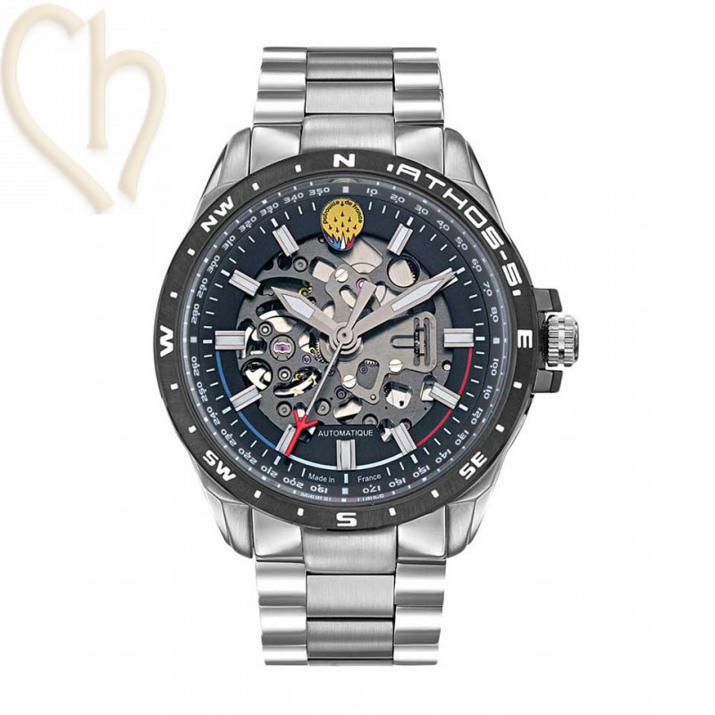 Men's Watch Patrouille de France Athos 5 Steel - Black Steel