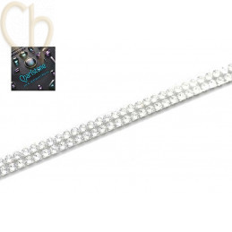 Austrian Crystal Mesh 2-row...