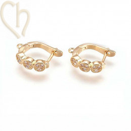 oorbellen dormeuse Gold...
