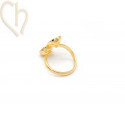 Bague reglable Gold Plated...
