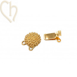 Schuifslot Claspgarten Neumann 2-rijen Rhodium Plated of Gold Plated