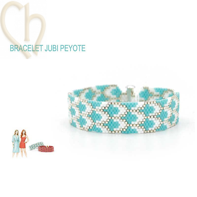 Bracelet Jubi Peyote Turquoise