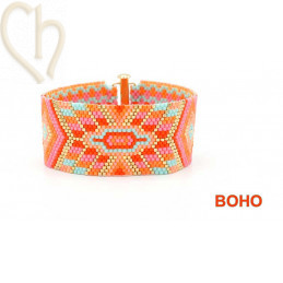 Armband BoHo peyote Orange