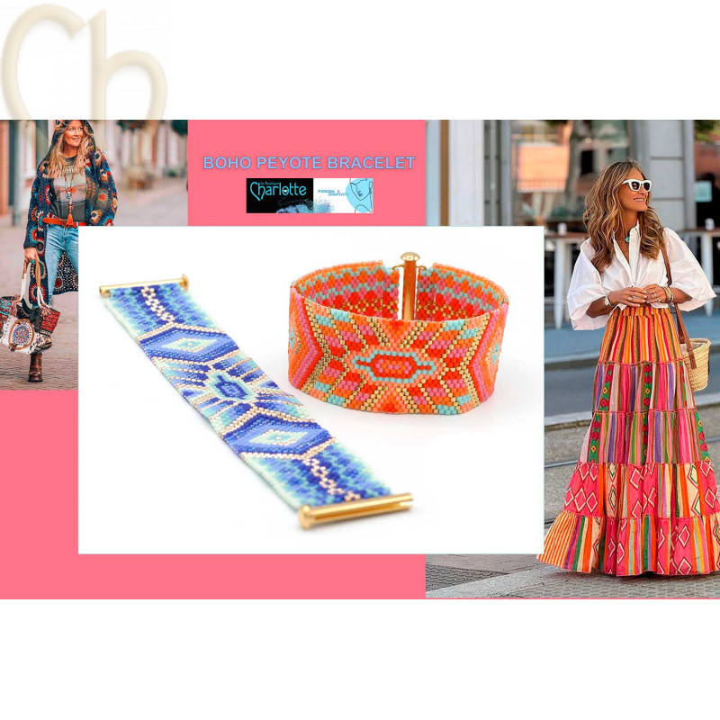 Schema Grille bracelet Boho