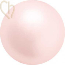 Perle nacrée ronde Rosaline 6mm Charl’stone Crystal – brillance Maxima