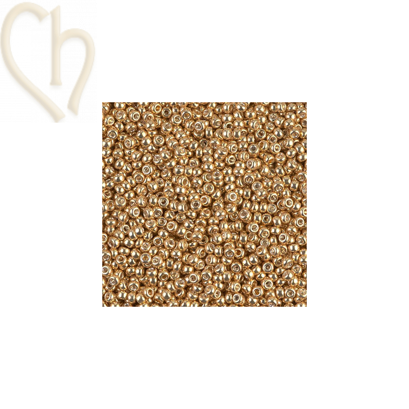 Rocaille 11/0 Miyuki Galvanized Gold 1052