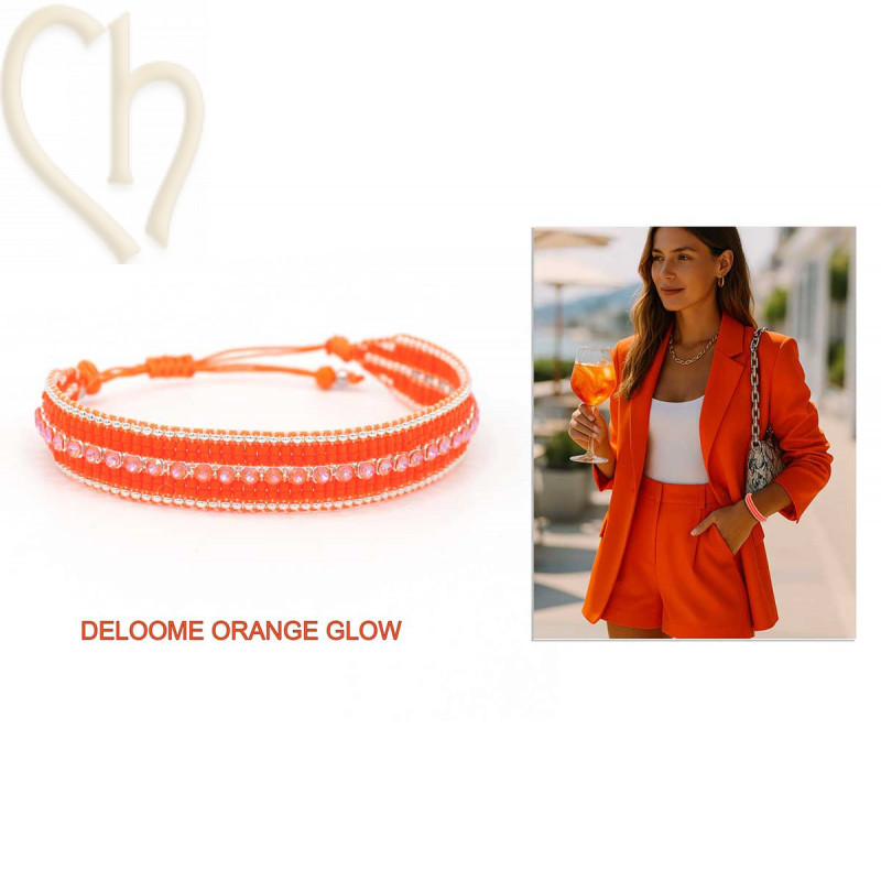 Kit armband DeLoome Orange Glow