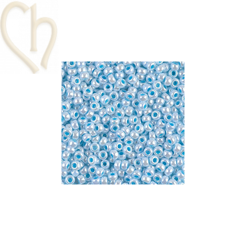 Aqua Lined White Pearl 8-9430