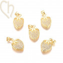 Charms Gold Plated Coeur...