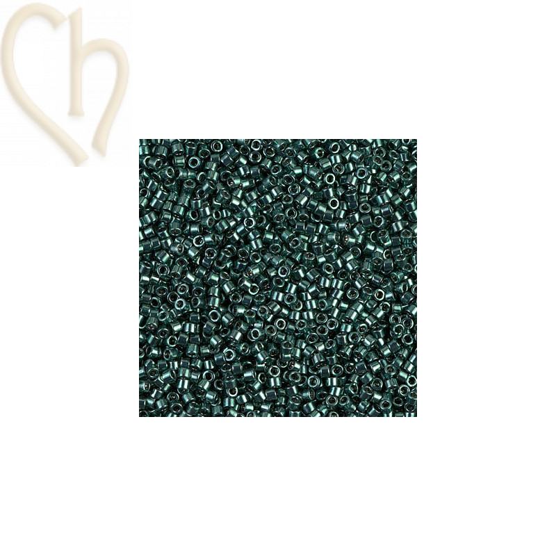 Miyuki Delica Galvanized Dark Teal Green - 11/0 5gr - DB0458