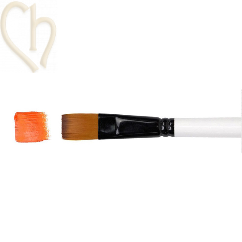 Darwi 10 mm Platte Penselen voor Juwelenvernis – Precisie & Zacht