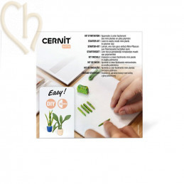 Cernit Starter Mini Kit Plantes – kit créatif en pâte polymère
